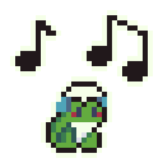 Frog sprite by me